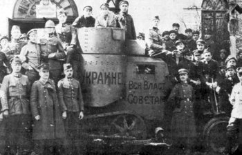Броньовик «Українець», захоплений у бою поляками