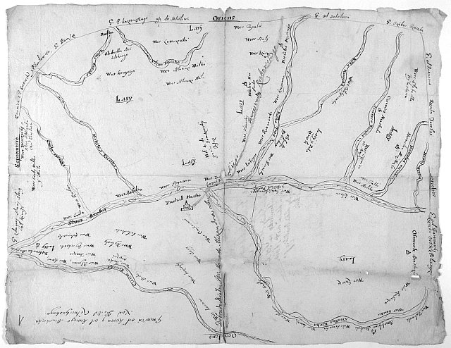 Карта Звягельської волості (1668 рік)