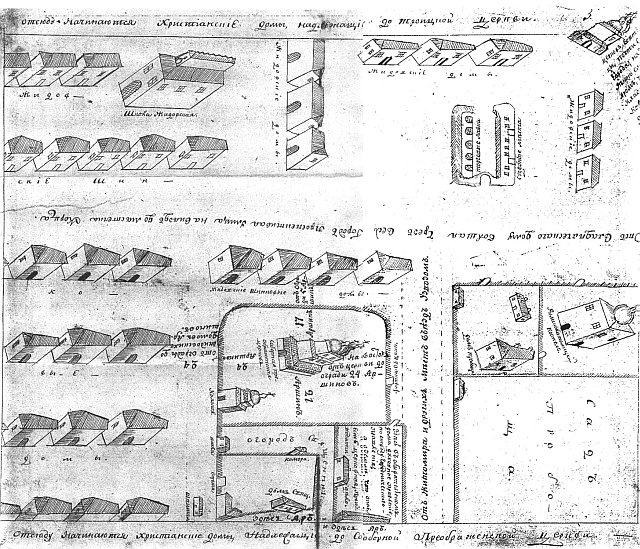 Схема Новограда-Волинського 1798 року